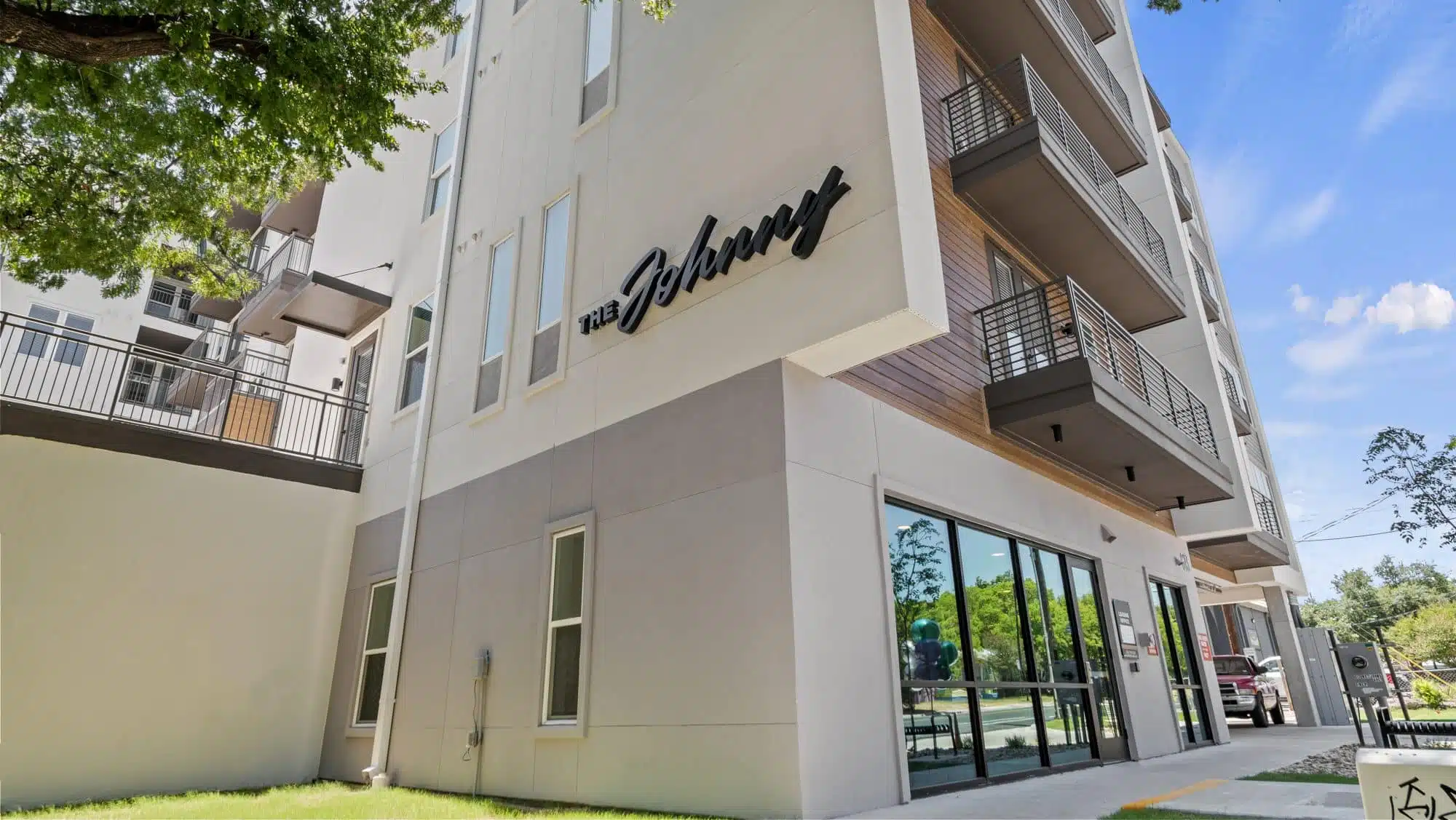 What Is Essential Housing—And Why It Feels Anything But Basic at The Johnny - The Johnny essential housing apartment building.