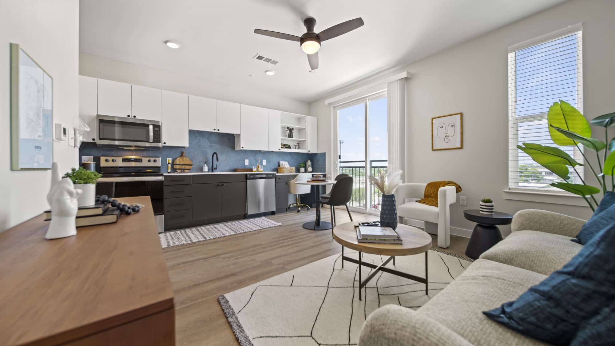 Why Your Next Apartment Should Make Life Easier—Not Busier - luxury apartment living room interior with luxury amenities.