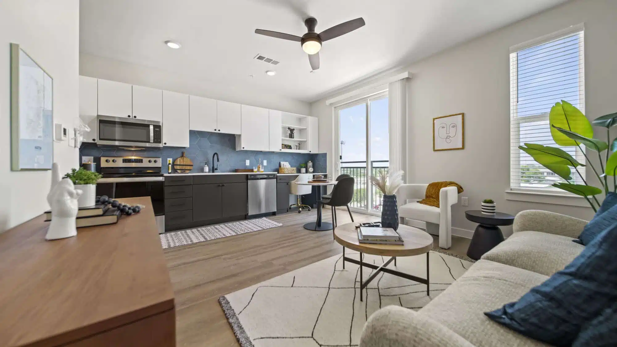 Why Your Next Apartment Should Make Life Easier—Not Busier - luxury apartment living room interior with luxury amenities.
