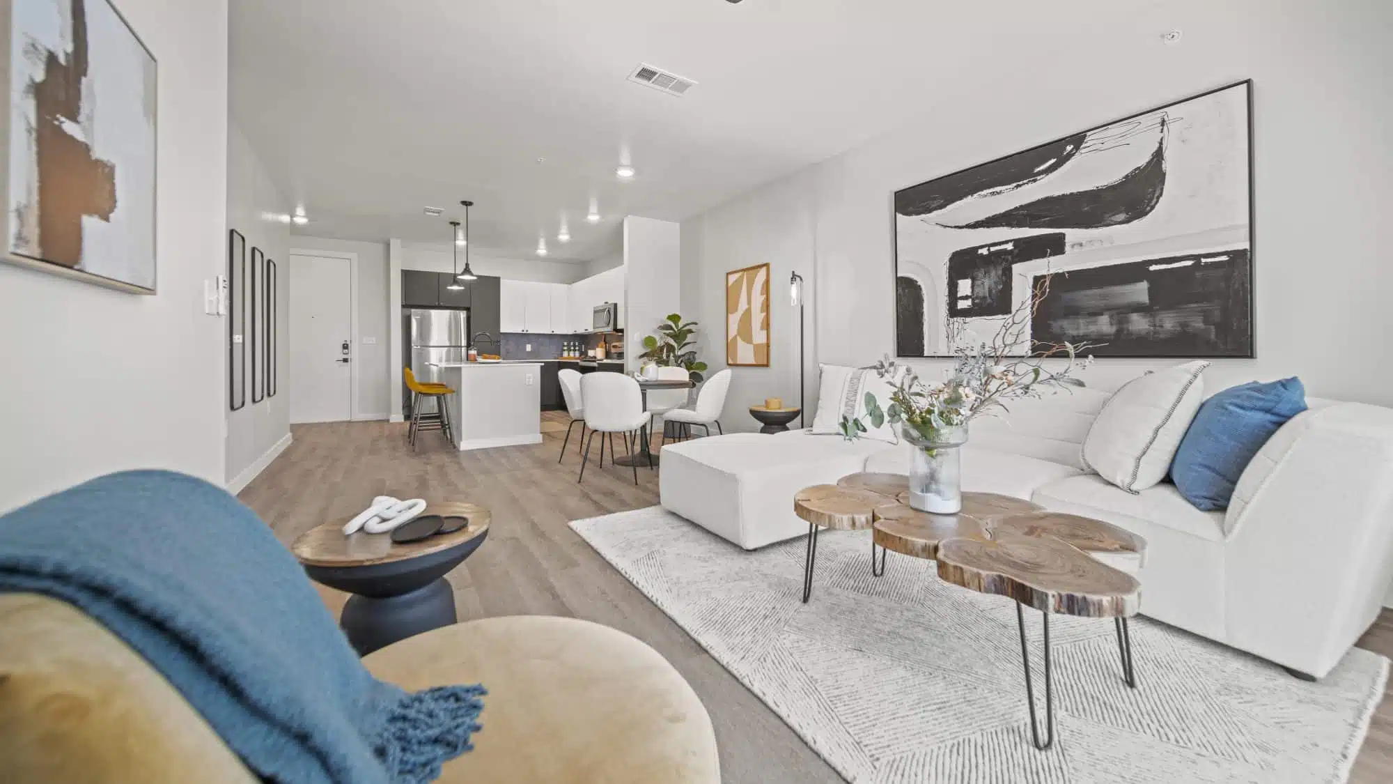 Luxury Amenities at The Johnny Apartments in Austin - The Johnny apartment interior design.